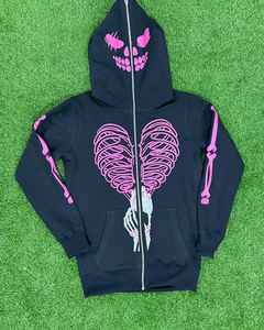 เสื้อฮู้ดผ้าฝ้ายสำหรับผู้ชายเสื้อสเวตเตอร์มีฮู้ดพิมพ์ลายพวงมาลัยผ้าฝ้าย100% โลโก้เสื้อโอเวอร์ไซส์ - Product Image 5