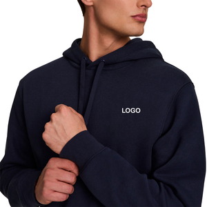 High Demand Winter Mid-Weight Fleece Hoodie Men <b>Women</b> Custom Cotton Blend OEM Service Front Logo Casual Pullover <b>Top</b> - Product Image 5