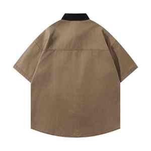 Nueva Camisa de Mezclilla de Verano para Hombre, Estilo Casual Vintage, Lavada, de Manga Corta, con Botones y Bolsillos con Cremallera, de Alta Calidad - Product Image 6