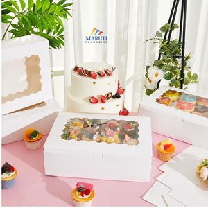 Bán buôn tùy chỉnh tái sử dụng giấy kraft hộp thực phẩm cấp bao bì di động cho thực phẩm Dã Ngoại-Bánh Mì Bánh biscuit kẹo nhiều hơn nữa! - Product Image 2