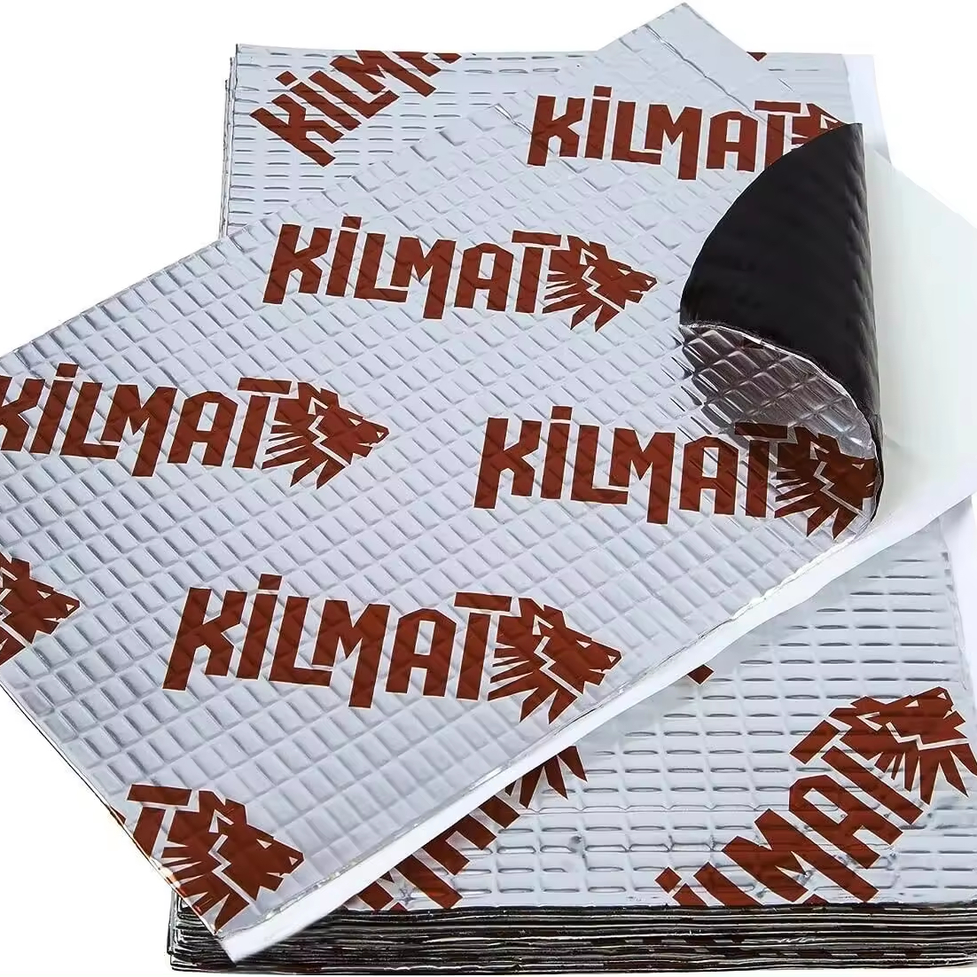Kilmat 80 Mil 36 Sqft современный автомобильный звукопоглощающий коврик бутиловый автомобильный шумоизоляционный и гасящий алюминиевый материал
