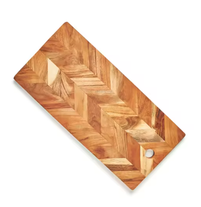 Planche à découper de luxe en bois d'acacia Planche à fromage au design décoratif pour la cuisine Produit de qualité exceptionnelle - Product Image 4