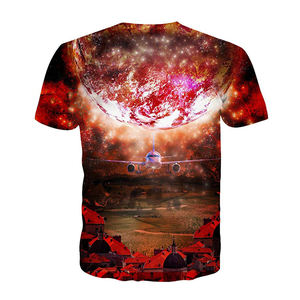 Camisetas transpirables de sublimación para hombre con servicio OEM de diseño personalizado, camisetas cómodas de alta calidad para hombre - Product Image 2