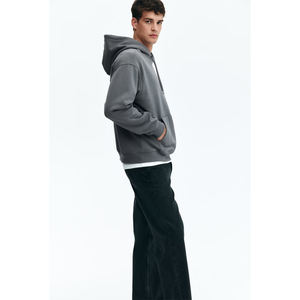 เสื้อฮู้ดผู้ชายผ้าฟลีซขายส่ง ระบายอากาศได้ดี สกรีนโลโก้ได้ เสื้อผ้ากีฬา เสื้อออกกำลังกาย เสื้อฮู้ดลำลอง สตรีทแวร์ เสื้อสเวตเชิ้ต - Product Image 2