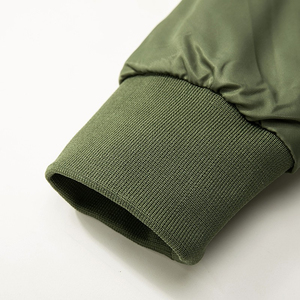 Customizable Men's Bomber <b>Jacket</b> for Outdoor Hiking Waterproof Cotton Canvas Windproof Stand Collar Spring Collection - Product Image 4