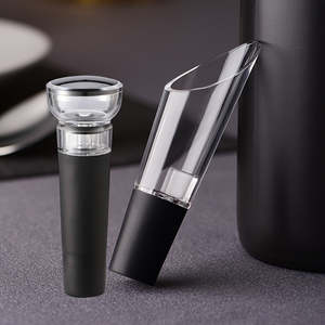 Juego de abridor de botellas de vino en espiral totalmente automático recargable por USB, incluye cortador de papel de aluminio, tapón de vacío y vertedor rápido de corcho. - Product Image 5