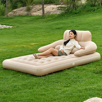 Bestway 6719K Pompe à air pour lits de camping Matelas à air surélevé Lit à pompe intégré Matelas à air extérieur Portable