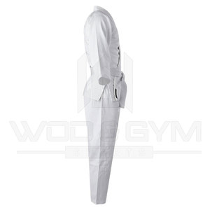 Wholesale 100% Cotton Custom Design Judo Gi <b>White</b> Martial Arts <b>Suits</b> Uniform for Fighters Training Quality Training Gis - Product Image 3