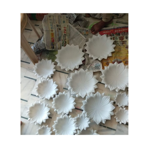 Ensemble d'assiettes en marbre artisanal pour salle à manger cuisine servant de vaisselle de luxe élégante en pierre naturelle solide polie et fabriquée à la main - Product Image 5