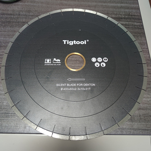 شفرة قطع صامتة مزدوجة الخطوة 16 بوصة/400 مم للديكتون/البورسلين/الحجر المتلبد، سرعة فائقة <span class=keywords><strong>3</strong></span>.6 متر/دقيقة، قطع بدون رقائق من تيجتول - Product Image 3