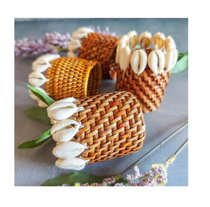 แหวนผ้าเช็ดปากที่รองผ้าเช็ดปากทำด้วยมืองานหัตถกรรมชาววังแหวนผ้าเช็ดปากสำหรับโต๊ะอาหาร - Product Image 1