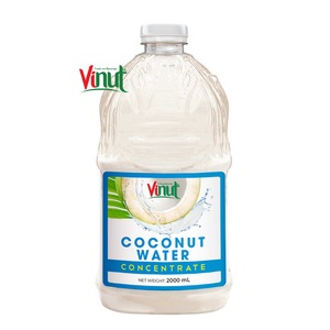 น้ำมะพร้าวเข้มข้น 100% บรรจุขวด PET 2000 มล. ขายส่ง น้ำผลไม้ VINUT สำหรับผู้นำเข้า - Product Image 1