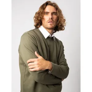 Sweat-shirt en coton bio durable, sweats à capuche promotionnels verts et articles promotionnels - Product Image 6