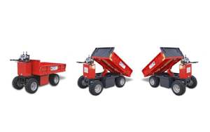 Chariot électrique à roues LNS-M400D avec système à double moteur et longue autonomie de la batterie, capacité de charge de 400 kg, commandes simples - Product Image 2