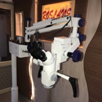 ROSLANE MEDITECH Ophthalmic Wet Lab Microscope with 45 Degree Inclined Binocular Tubes OEM Customizable 1 Year Warranty