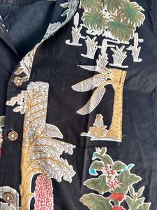 Camisa estampada de algodón para hombre, camisa con estampado de bloque de mano indio, camisa de manga corta de verano, camisas con estampado de bloque - Product Image 3