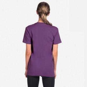Camiseta Next Level de Cuello Redondo Lisa en Color Morado, Transpirable, de Tela Triblend - Product Image 4