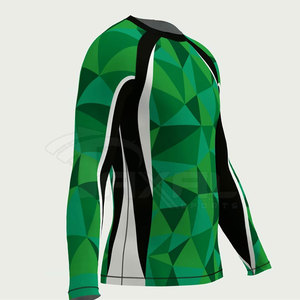 เสื้อแรชการ์ดผู้ชาย ดีไซน์โดดเด่น ระบายอากาศ แห้งเร็ว เป็นมิตรกับสิ่งแวดล้อม พร้อมพิมพ์ลายตามสั่ง วัสดุสแปนเด็กซ์/โพลีเอสเตอร์ ลดราคาพิเศษ - Product Image 5