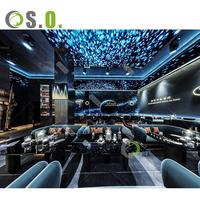 Neue Modelle kommerzielle Möbel High-End-Nachtclub-Sofa Sitz gelegenheiten anpassen Farben Restaurant moderne halbrunde Stand Sofa