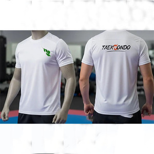 Veste légère de Taekwondo en coton et polyester respirant, uniforme d'arts martiaux pour l'entraînement et la compétition, maille 2 cm pour le karaté - Product Image 2
