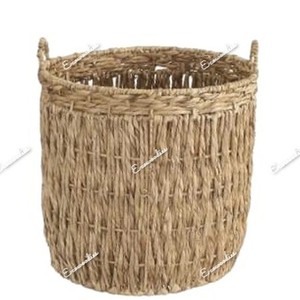 Venta caliente Cesta de mimbre de agua de Jacinto alto Esenciales para el hogar para organizar contenedores de almacenamiento de despensa de baño de acero inoxidable - Product Image 6