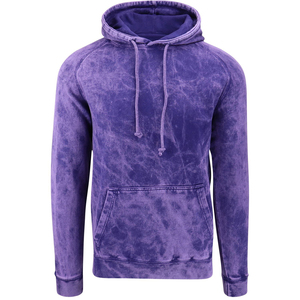 Sudadera con capucha lavada Vintage para hombre, sudadera de lavado ácido transpirable con logotipo personalizado, 100% algodón, artículos esenciales de invierno OEM a la moda - Product Image 2