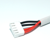 Kabel konektor PCB Male 3.96mm VH 4 Pin arus tinggi colokan ke papan Header daya tahan lama untuk aplikasi industri & LED