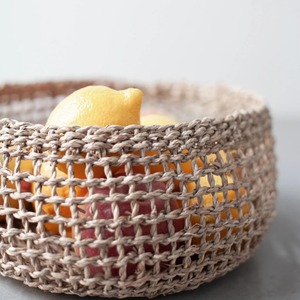 <b>Round</b> Seagrass Storage <b>Basket</b> - Product Image 2