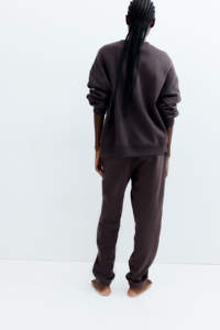 Baggy Joggers pour femmes personnalisés à la mode Pantalon de sport surdimensionné gris foncé avec jambe large et taille moyenne pour la saison d'hiver - Product Image 6