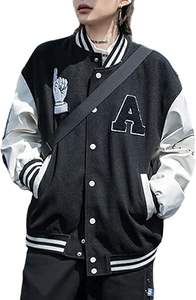 High Quality Customized University Embroidery Letterman Design <b>Vintage</b> Streetwear Men <b>Varsity</b> <b>Jacket</b> With Leather Sleeves - Product Image 4