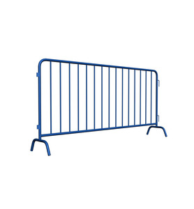 Barrières de sécurité routière en métal robuste, pliables, écologiques, fabricants de barrières de contrôle de foule pour piétons en métal - Product Image 1