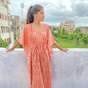 Designer parfait à la recherche d'impression longue pleine longueur Maxi tenue décontractée été femme vêtements Vintage naturel manches longues bouffantes article - Product Image 1