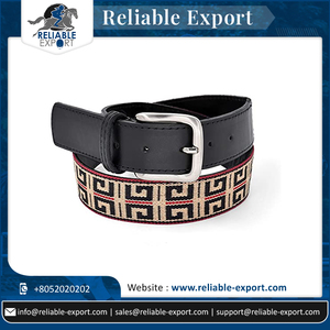 Ceinture polo en cuir véritable cousue main - Product Image 6