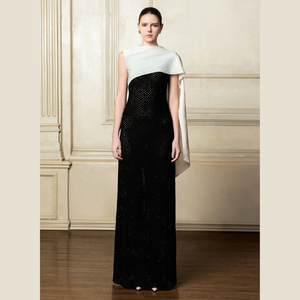 Robes Maxi pour femmes de haute qualité ALIYAH ROBE LONGUE sans manches 90% coton, 10% Polyester Vêtements pour femmes élégants fabriqués au Vietnam - Product Image 4