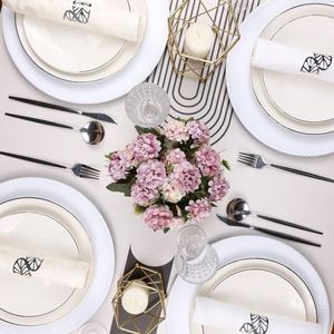 Plats Pour La Décoration De Mariage <span class=keywords><strong>Service</strong></span> En <span class=keywords><strong>Porcelaine</strong></span> Plat A Fruits Transparent Plastique Diner Les Evenements - Product Image 2