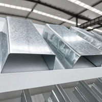Tôle de plancher ouverte galvanisée YX51 305 915 pour support de coulage de béton dans les bâtiments à ossature métallique multi-étages