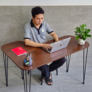 L-Shaped <b>Desk</b> (120x80cm) and Harmoor CB68197 Plastic Chair Combo Set for <b>Computer</b> Use - Product Image 5