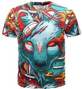T-shirt 100% coton pour homme, coupe ample, emballage personnalisé OEM, haute visibilité, durable, meilleur design d'usine, chemise pour homme - Product Image 1