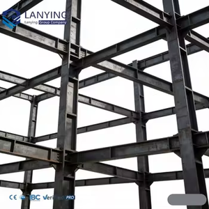 兰英牌高品质钢结构建筑汽车展厅预制仓库钢材建筑 - Product Image 6