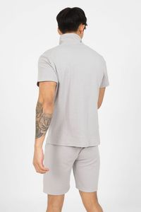 Fabricant personnalisé 2026 OEM impression personnalisée motif solide vêtements d'été chemises shorts ensemble deux pièces pour hommes chemise et short pour hommes - Product Image 3