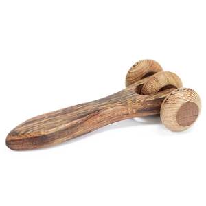 Herramienta de mano de madera para masajeador de espalda con bolas para aliviar el dolor de manera efectiva directamente de fábrica india a precio barato - Product Image 6