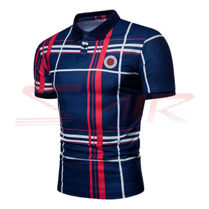 Vente chaude personnalisé imprimé hommes pour polos coton de haute qualité fibre de bambou séchage rapide tricoté conception Simple Pakistan - Product Image 1