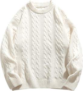 Sudadera Personalizada con Cuello Redondo y Rayas Acanaladas, Sudadera de Algodón de Alta Calidad para Hombre, Sudadera Extra Grande para Otoño - Product Image 1