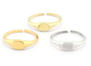 Raw Brass <b>Ring</b>, Brass Band <b>Ring</b>, Adjustable <b>Ring</b>, <b>Ring</b> <b>Blank</b>, <b>Ring</b> Base, Raw Brass Hoop, Loop Connector, Raw Brass Findings, - Product Image 3