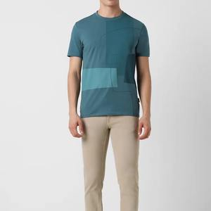 T-shirt décontracté 100% coton pour hommes T-shirt confortable respirant et léger à demi-manches pour hommes 100% coton T-shirt pour hommes - Product Image 2