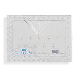 Juego de Ropa de Cama de 3 Piezas, 100% Algodón, Diseño Sólido, para Cuna Modelo Zoe, Técnica de Tejido - Product Image 1