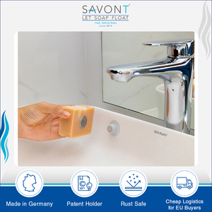 High Quality Eco-Friendly Magnetic Soap Dish Portable Floating Soap Holder with Suction Cup 150g Load Capacity for Sale - Product Image 6