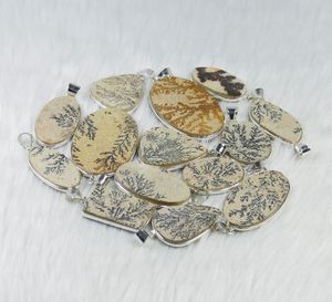 Colgante de dendrita de Psilomelane de estilo bohemio de alta calidad con ajuste de bisel para venta al por mayor y al por menor a granel en joyería de moda - Product Image 2