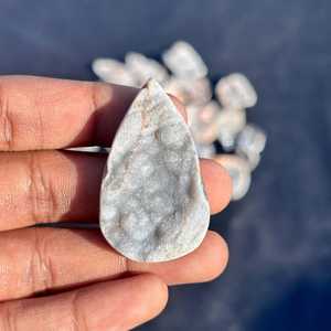 Lot de cabochons de druzy du désert naturel de qualité supérieure, vente en gros de pierres précieuses étincelantes pour la fabrication de bijoux - Product Image 2