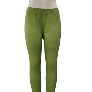 Heavy Cotton <b>Ankle</b> <b>Length</b> <b>Leggings</b>, Women's Fashion <b>Leggings</b> (free Size) Digital Printing Woven High Waist Formal 3D Pattern - Product Image 1